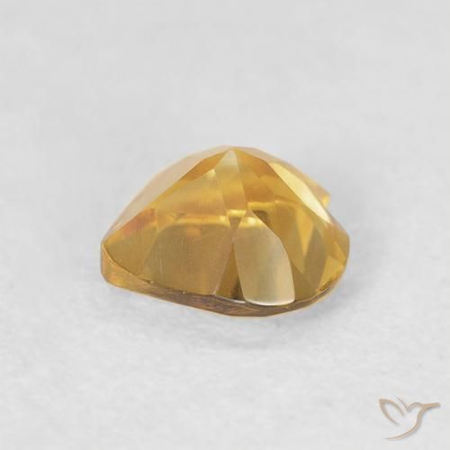 Citrino Dourado Natural 0.67ct, Coração, VVS-VS