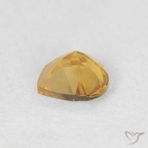 Citrino Dourado Natural 0.34ct, Coração, VVS-VS