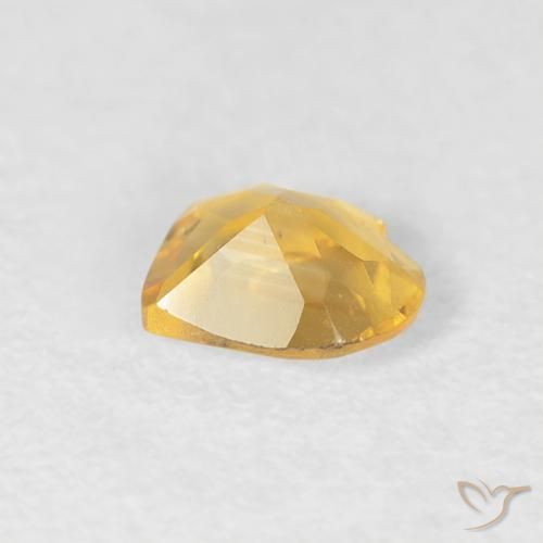 Citrino Luz Dourada Natural 0.34ct, Coração, VVS