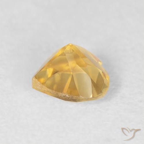 Citrino Dourado Natural 0.45ct, Coração, VVS