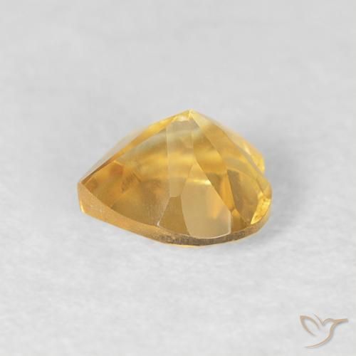 Citrino Dourado Natural 0.45ct, Coração, VVS