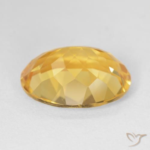 Citrino Laranja Dourada Natural 11.61ct, oval, VVS