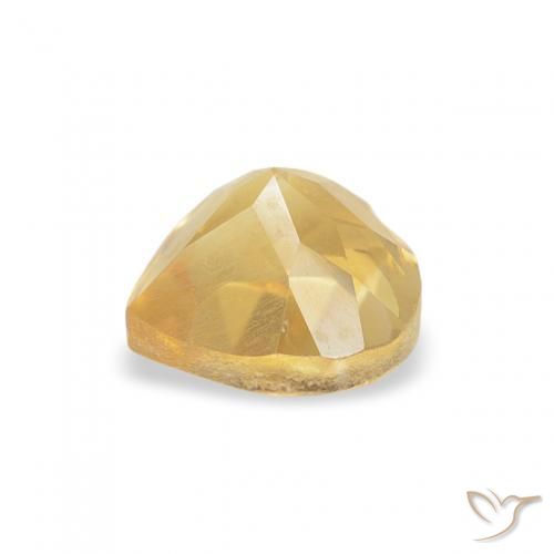 Citrino ouro médio Natural 0.50ct, Coração, VS
