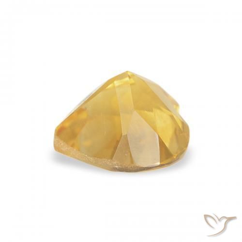 Citrino Dourado médio Natural 0.41ct, Coração, VVS-VS