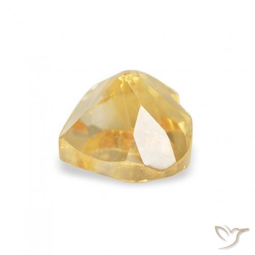 Citrino Dourado médio Natural 0.57ct, Coração, VVS-VS
