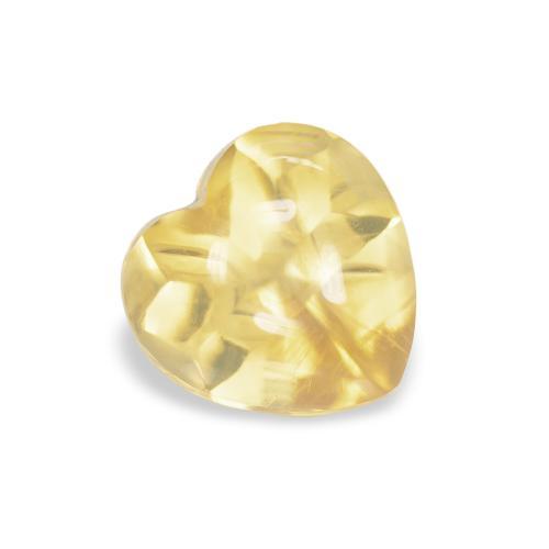 Citrino Luz amarela Natural 0.92ct, Coração, Transparente