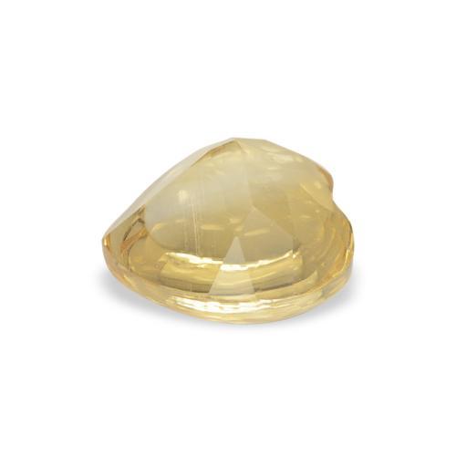 Citrino Luz amarela Natural 0.92ct, Coração, Transparente