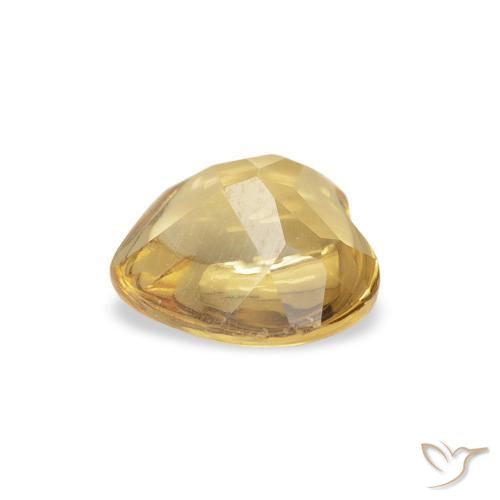 Citrino Ouro Natural 0.74ct, Coração, Transparente
