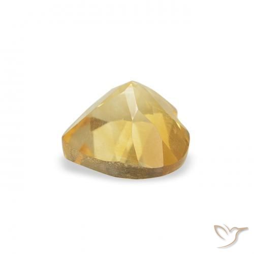 Citrino Amarelo Toscana Natural 0.42ct, Coração, VS