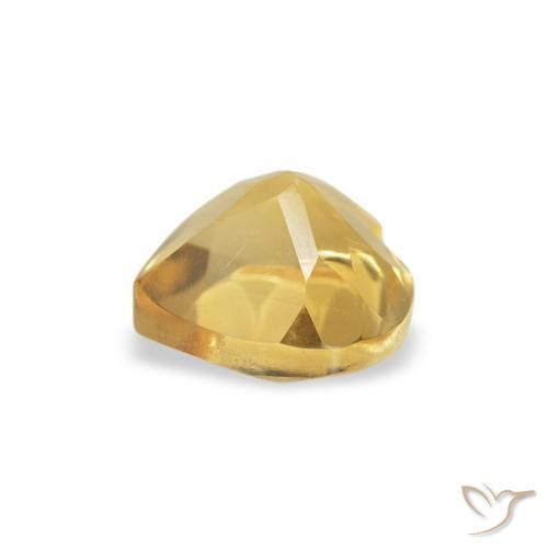 Citrino Ouro Natural 0.47ct, Coração, VS