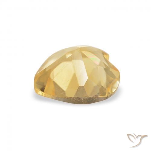 Citrino Ouro Natural 0.57ct, Coração, VVS