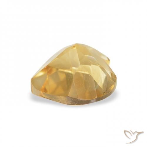 Citrino Ouro Natural 0.84ct, Coração, VVS