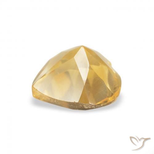 Citrino Ouro Natural 0.69ct, Coração, VVS