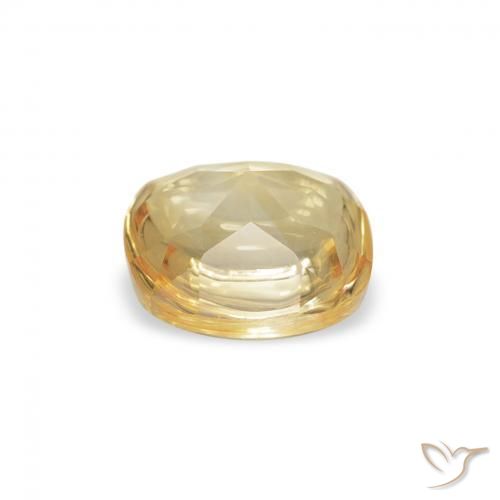 Citrino Ouro Natural 0.57ct, Almofada, Transparente