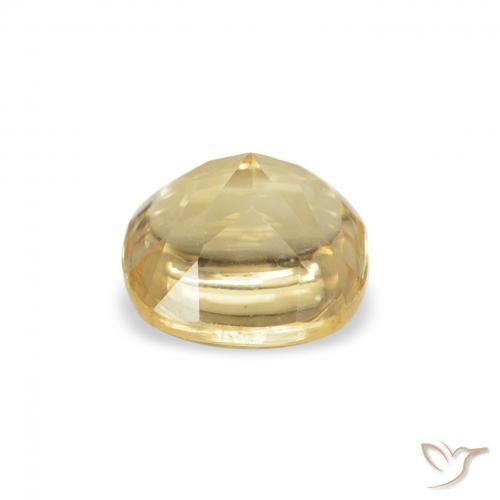 Citrino Dourado Natural 0.66ct, Almofada, Transparente