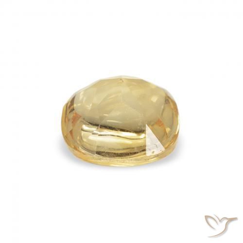Citrino Dourado Natural 0.57ct, Almofada, Transparente