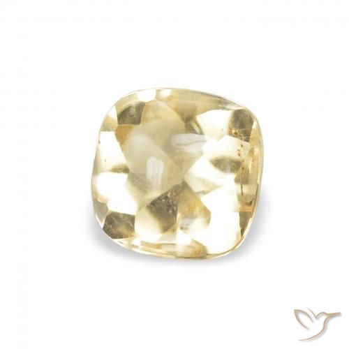 Citrino Dourado Natural 0.60ct, Almofada, Transparente