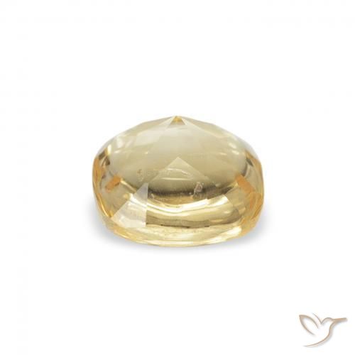 Citrino Dourado Natural 0.60ct, Almofada, Transparente
