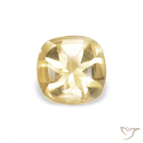 0.51ct Natural Dourado Citrino, Almofada, Transparente