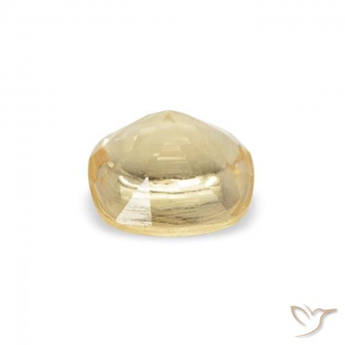 Citrino Dourado Natural 0.51ct, Almofada, Transparente