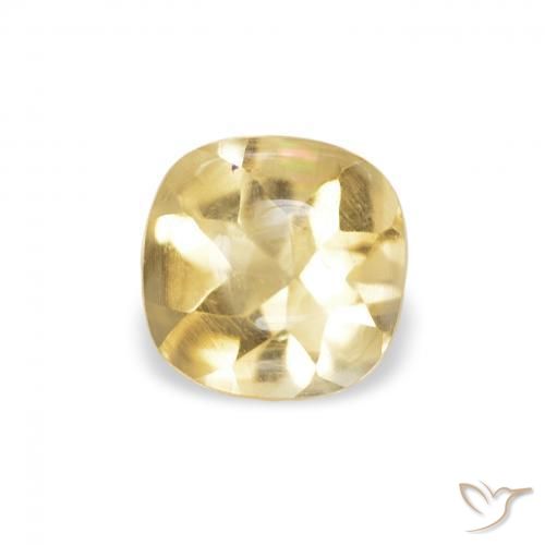 Citrino Dourado Natural 0.54ct, Almofada, Transparente