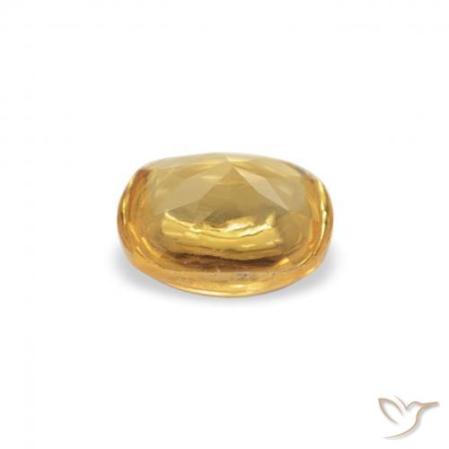 Citrino ouro médio Natural 0.45ct, Almofada, Transparente