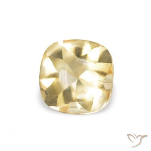 Citrino Dourado Natural 0.65ct, Almofada, Transparente