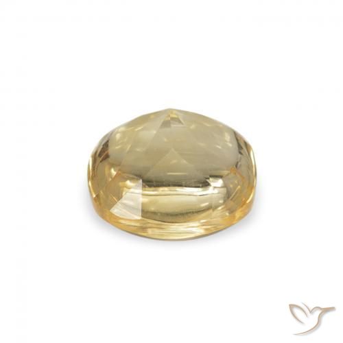 Citrino Dourado Natural 0.65ct, Almofada, Transparente