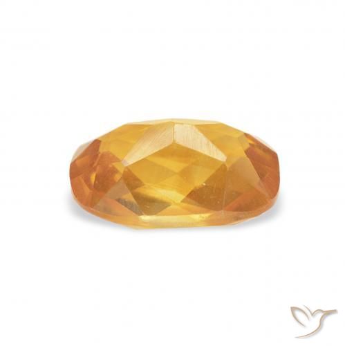Citrino Laranja Médio Natural 1.18ct, Almofada, VS