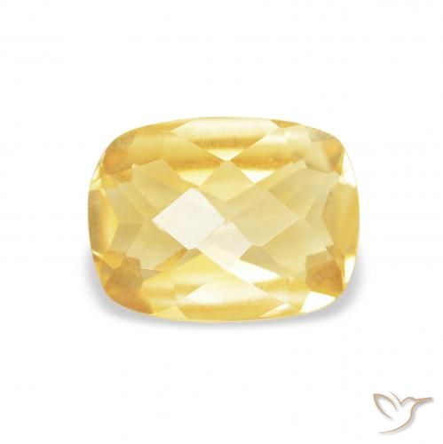 1.16ct Natural Laranja Dourada Citrino, Almofada, VS