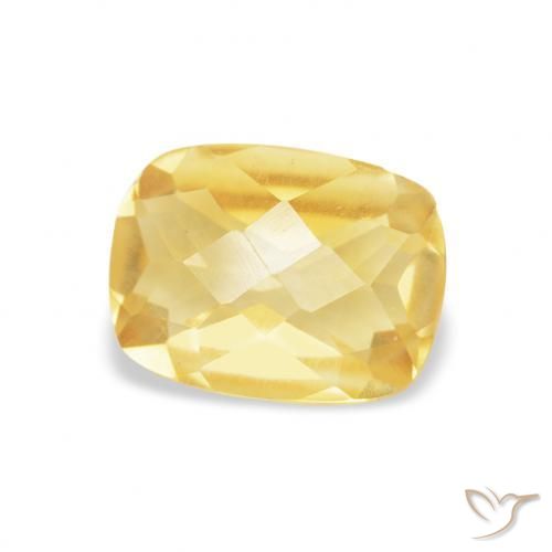 Citrino Laranja Dourada Natural 1.16ct, Almofada, VS