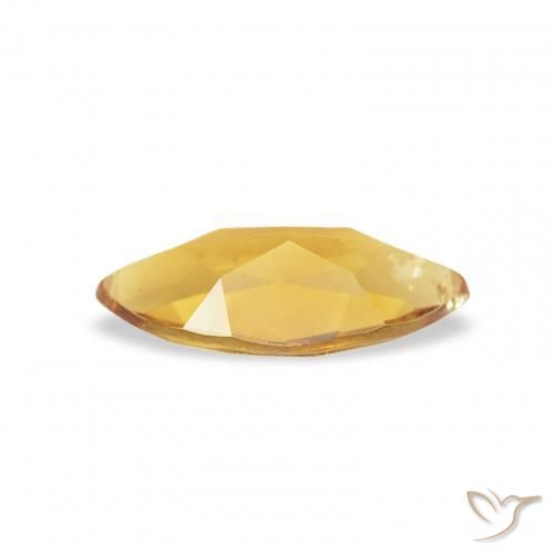 Citrino Laranja Dourada Natural 0.41ct, Marquesa, VS