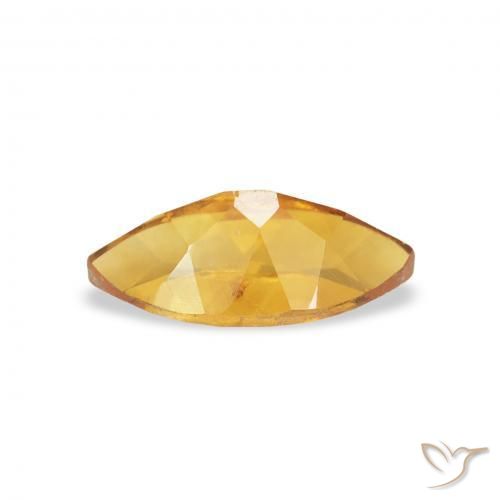 Citrino Laranja Dourada Natural 0.57ct, Marquesa, VS