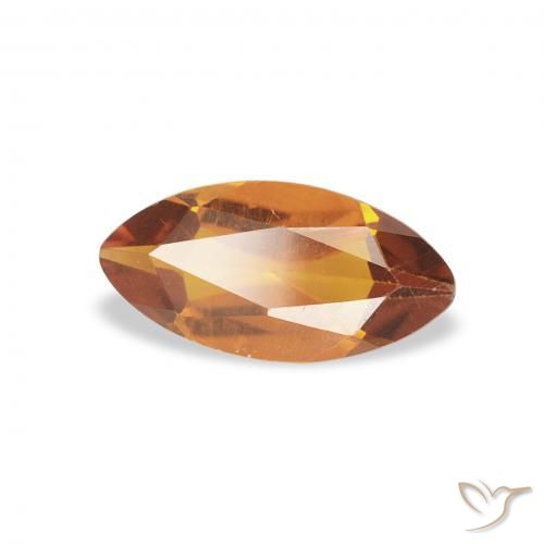 Citrino Laranja Médio Natural 0.50ct, Marquesa, VS