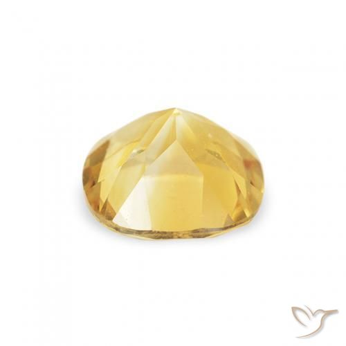 Citrino amarelo médio Natural 0.46ct, Almofada, VS
