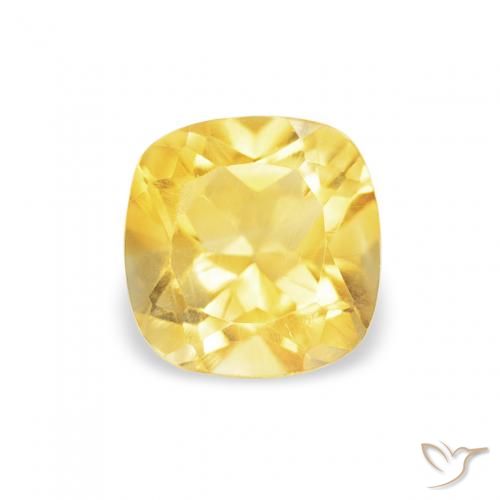 0.51ct Natural Amarelo Toscana Citrino, Almofada, VS