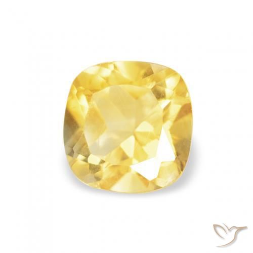 Citrino Amarelo Toscana Natural 0.51ct, Almofada, VS