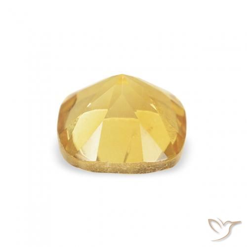 Citrino amarelo médio Natural 0.50ct, Almofada, VS