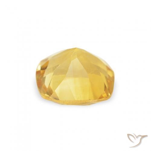 Citrino Luz Dourada Natural 0.47ct, Almofada, VS
