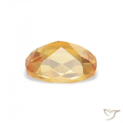 Citrino Medium Light Orange-Gold Natural 1.29ct, Almofada, VVS