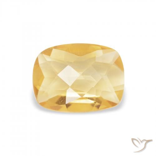 0.93ct Natural Ouro Citrino, Almofada, VVS