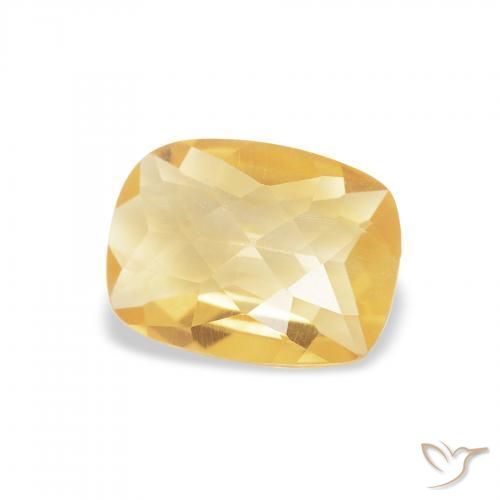 Citrino Ouro Natural 0.93ct, Almofada, VVS
