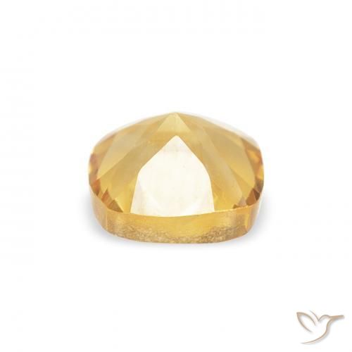 Citrino Dourado Natural 0.51ct, Almofada, VVS