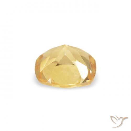 Citrino amarelo médio Natural 0.40ct, Almofada, VVS