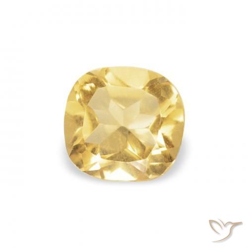 Citrino Ouro Natural 0.37ct, Almofada, VVS
