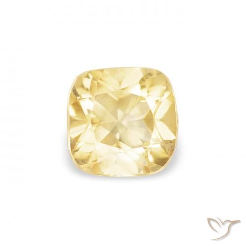 0.40ct Natural Amarelo Toscana Citrino, Almofada, VVS