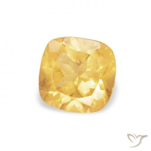Citrino Ouro Natural 0.48ct, Almofada, VVS
