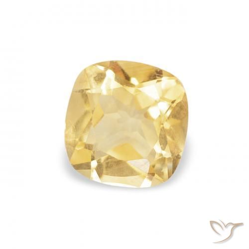 Citrino Dourado médio Natural 0.47ct, Almofada, VVS