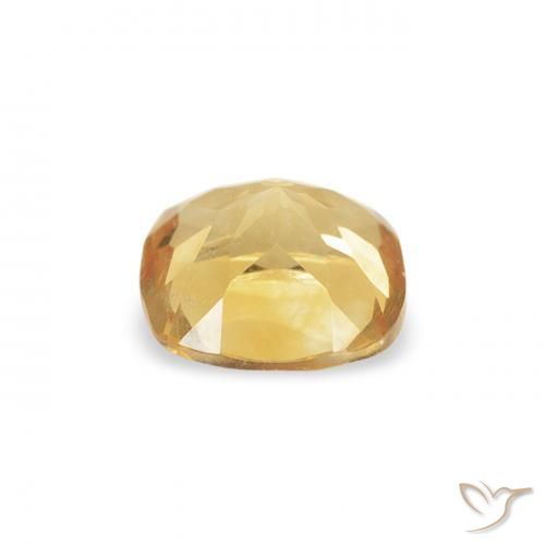 Citrino Dourado médio Natural 0.47ct, Almofada, VVS