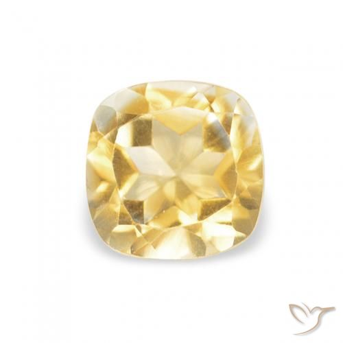 0.51ct Natural Dourado Citrino, Almofada, VVS